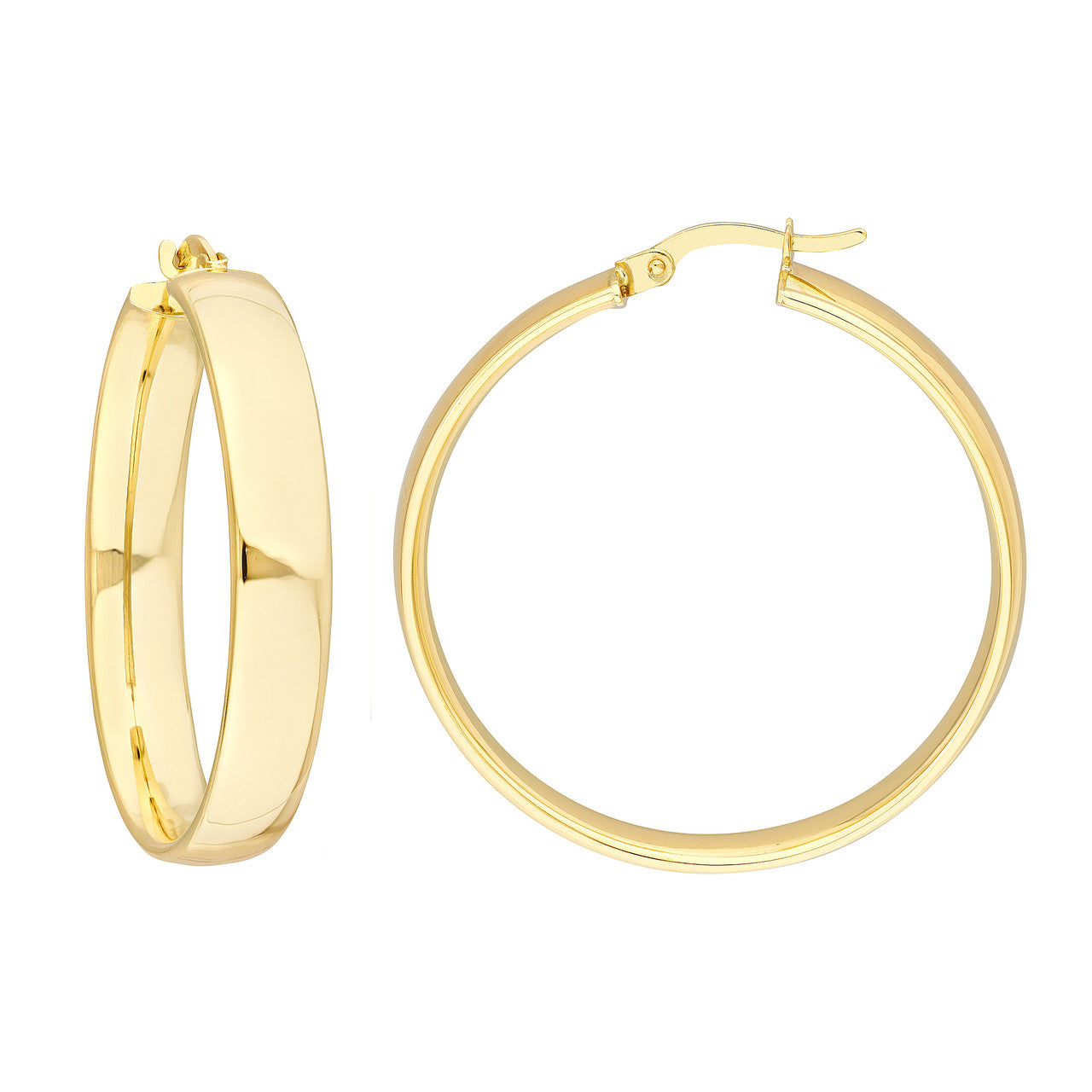10K Gold Effortless Sophistication Hoops