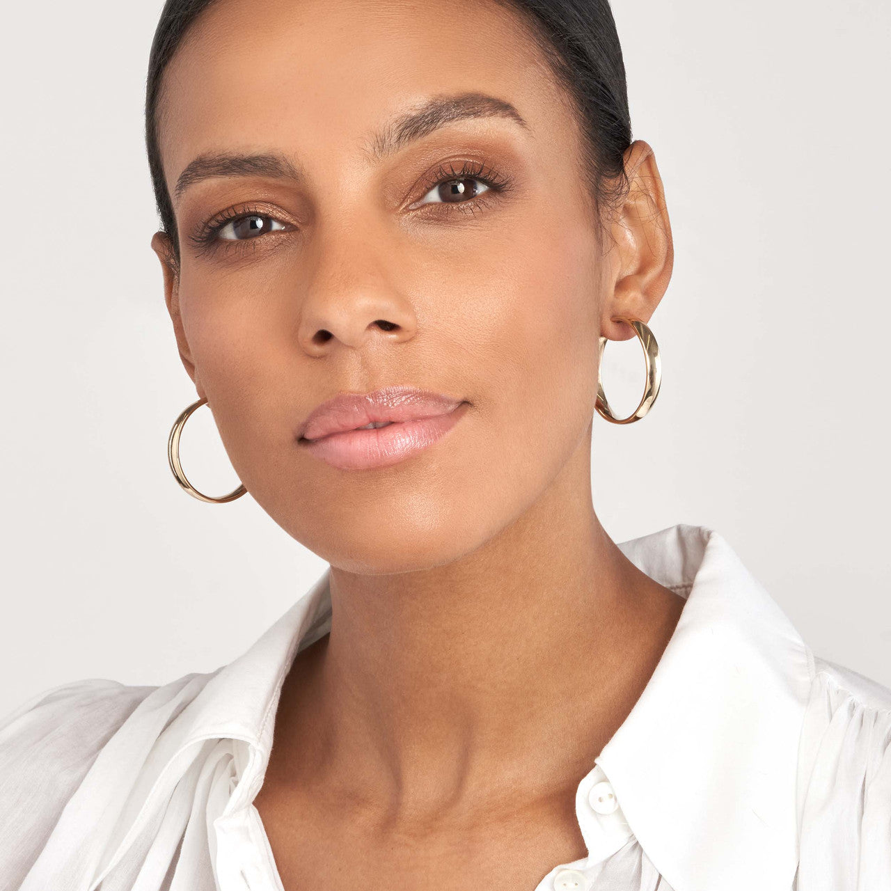 10K Gold Effortless Sophistication Hoops