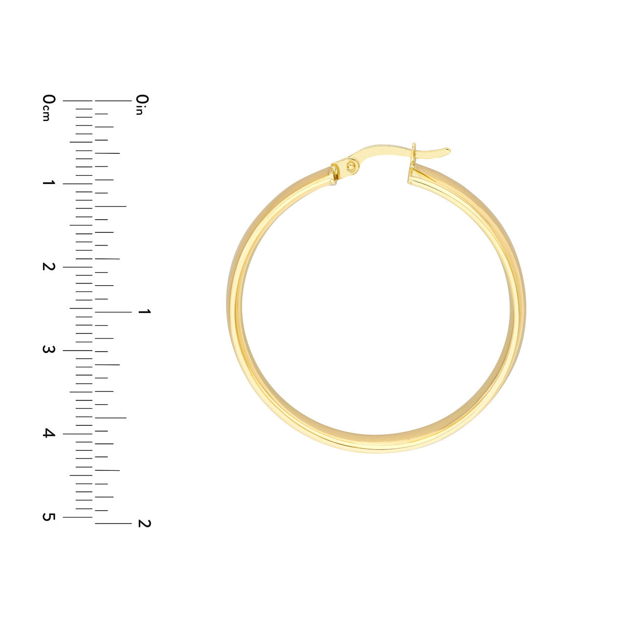 10K Gold Effortless Sophistication Hoops