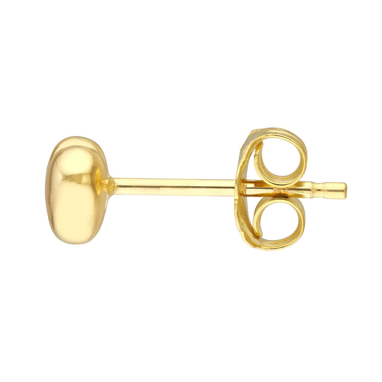 14K Solid Gold - Sweetheart Sparkles Stud Earrings