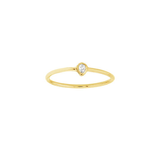 14K Gold - Elegance in Every Curve Diamond ring