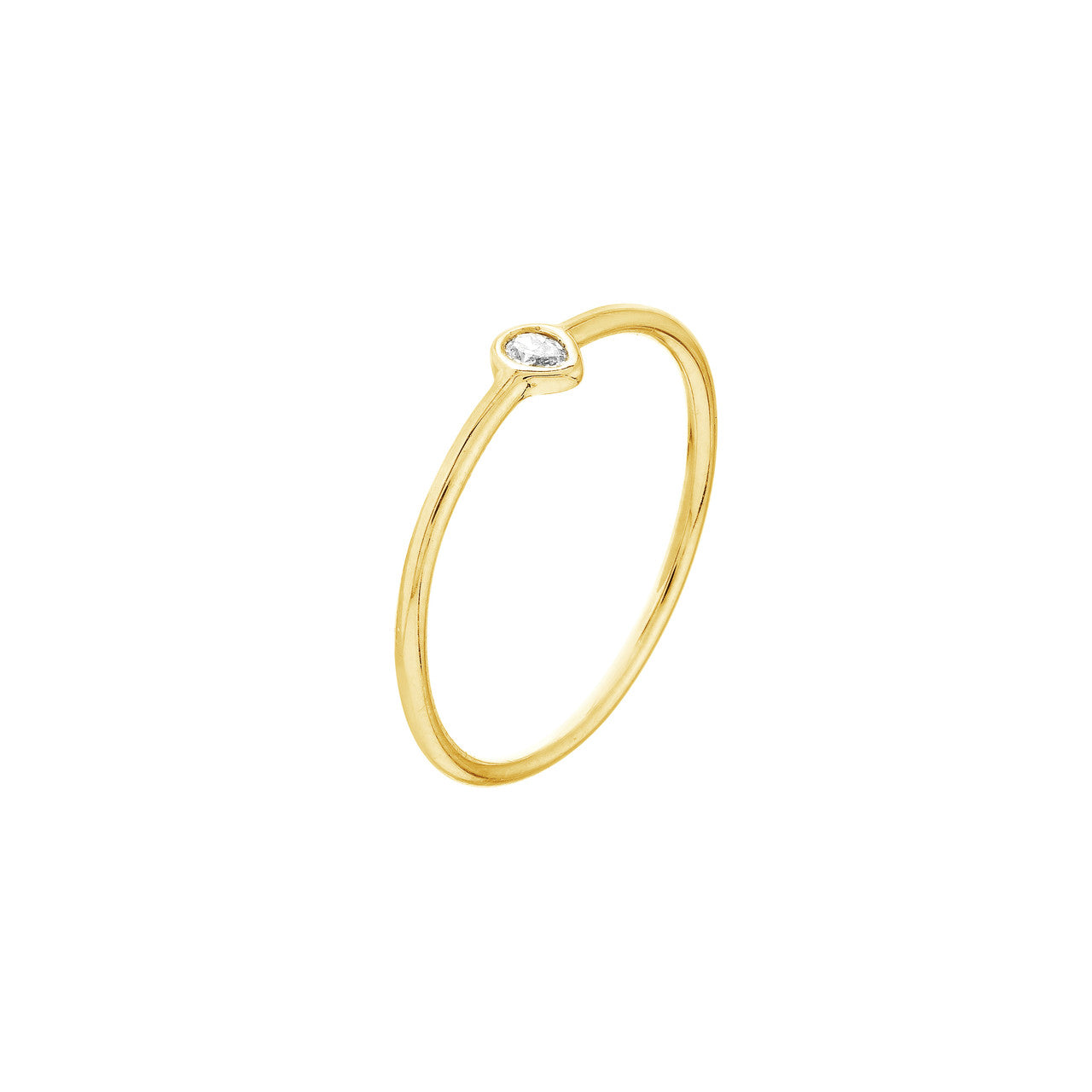 14K Gold - Elegance in Every Curve Diamond ring