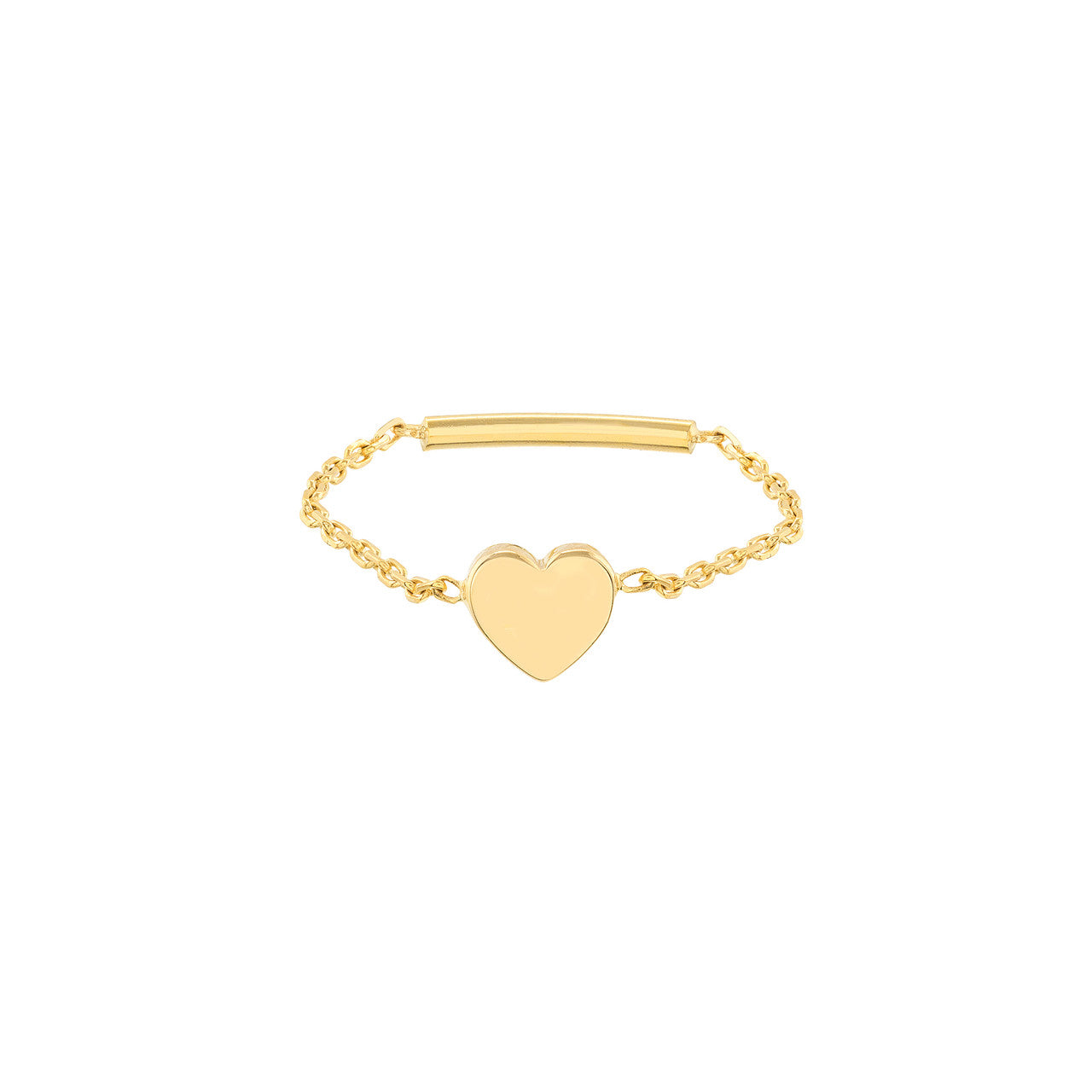 14K Gold - Heart of Gold Ring