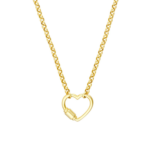 14K Gold - Lovely Embrace Necklace