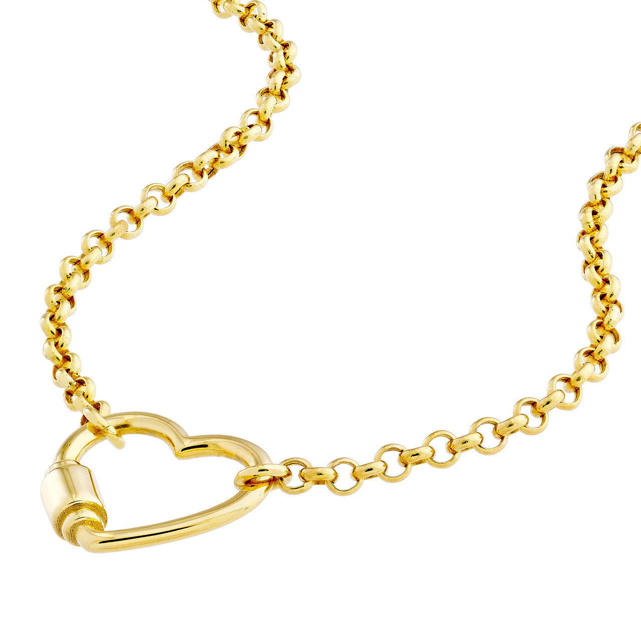 14K Gold - Lovely Embrace Necklace
