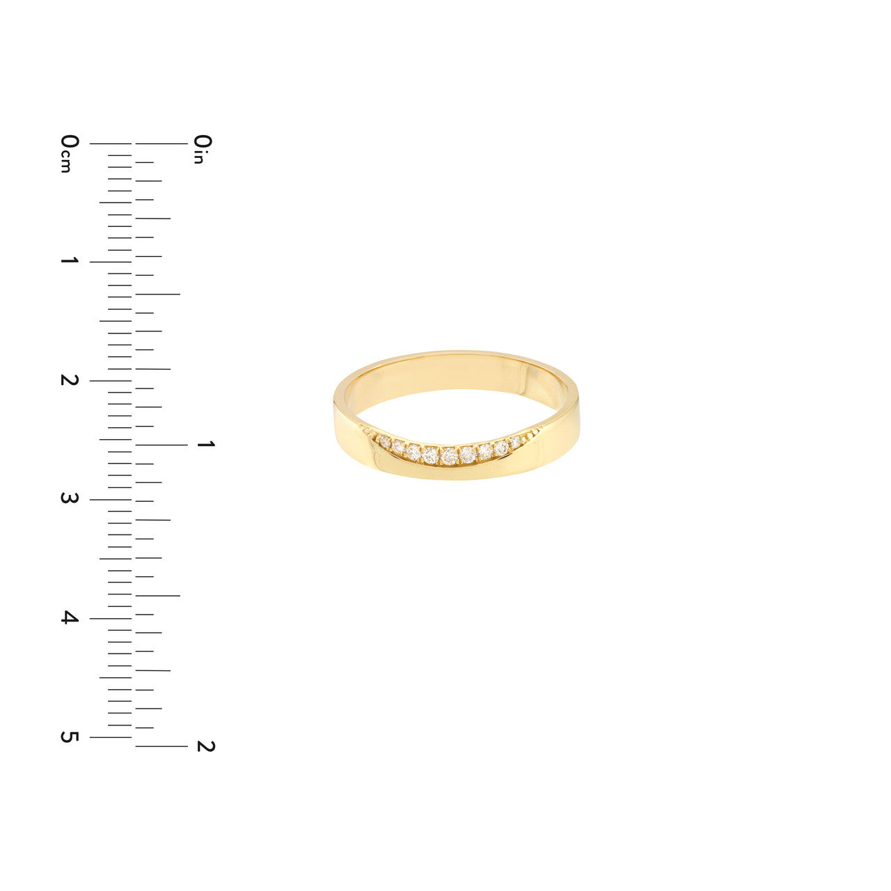 14K Gold -Edge of Wave Ring