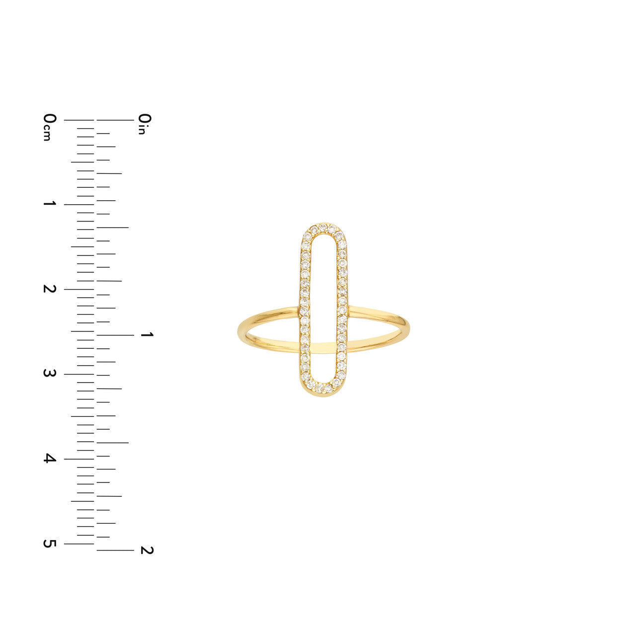14K Gold - Eternal Clip Diamond Ring