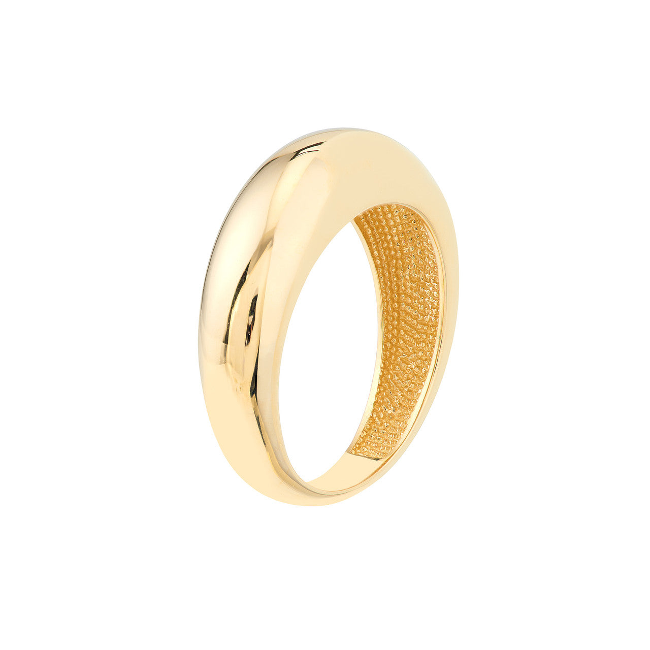 14K Gold - Bold Beauty Puffy Dome Ring