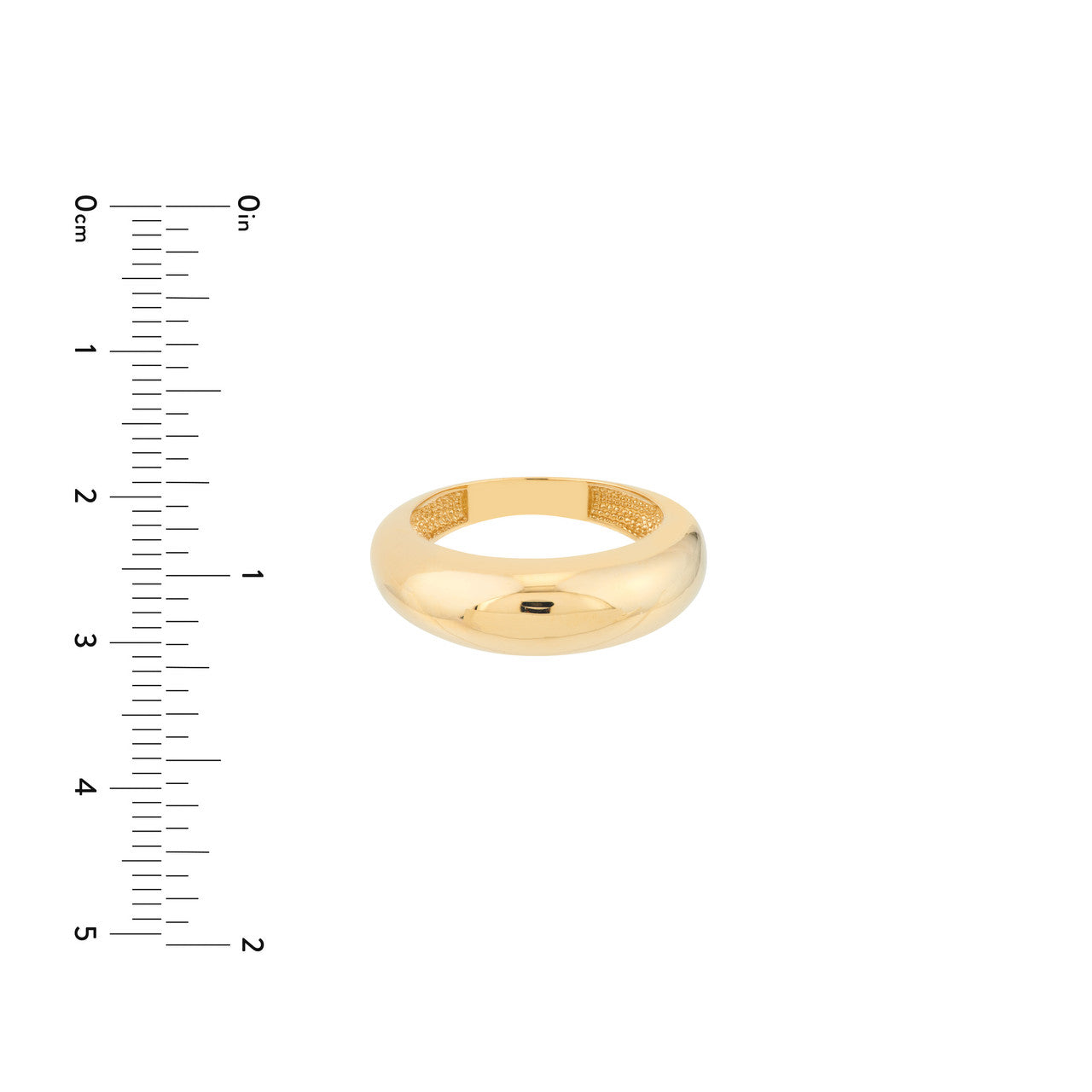 14K Gold - Bold Beauty Puffy Dome Ring