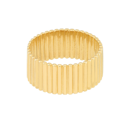 14K Gold - Golden Elegance Cigar Ring